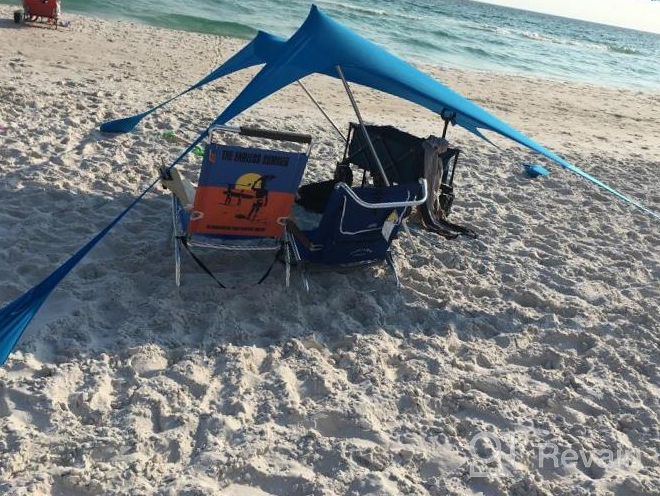 img 1 attached to Stay Cool And Protected At The Beach And Outdoor Adventures With AMMSUN Portable Sun Shelter review by John Surabhi