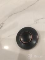 img 1 attached to BESTILL Sink Top Garbage Disposal Air Switch Kit With Dual Outlet, UL Listed, Oil Rubbed Bronze Push Button (Long With Brass Cover) review by Bogdan Swizzle
