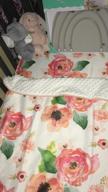 img 1 attached to Baby Girls Boys Crib Bedding Changing Pad Cover Blush Watercolor Table Pads review by Jason Rosekrans