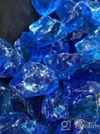 img 1 attached to 10 Pounds High Luster Dark Blue Fire Glass For Natural Or Propane Fire Pit, Fireplace And Landscaping - By Fireglass review by Michael Tucker