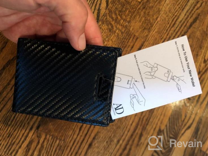 img 1 attached to Streamlined and Stylish: Slim Bifold Wallets for Men - Essential Men's Accessories review by Brian Finley