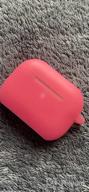 img 1 attached to Protect Your Apple AirPods Pro With Hamile'S Shockproof Silicone Cover & Keychain – Red review by John Taylor