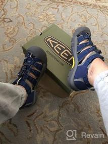 img 5 attached to 👟 KEEN Newport H2 Закрытый носок Спортивная сандалия, Глубокая Синева/шартрез, Размер 1 US, Неутральный детский