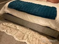 img 1 attached to Add Cozy, Faux Fur Flair To Your Home With Phantoscope'S Beige Anti-Skid Rug - Perfect For Both Adults And Kids! review by Maurice Jimenez