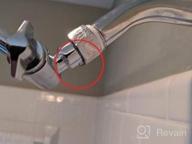 картинка 1 прикреплена к отзыву Upgrade Your Shower Experience With TRUSTMI'S Adjustable Height 4 Inch Brass Shower Head Combo In Brushed Nickel от Eric Jenkins