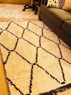 img 1 attached to Loloi Chris Loves Julia X Alice ALI-04 Cream Charcoal Geometric Rug 7'9" X 10' For Enhanced Search Engine Visibility review by Tiffany Ward