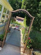 img 1 attached to Create A Stunning Garden Oasis With BrylaneHome'S Bronze Resin Garden Arch Trellis review by Sherrill Stockwell