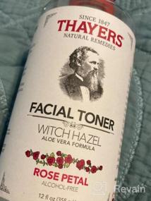 img 5 attached to Alcohol-Free Witch Hazel Facial Toner With Aloe Vera - THAYERS 12 Oz Formula