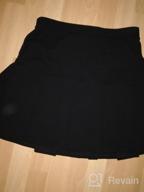 img 1 attached to Women'S High Waist Pleated Skirt For School And Tennis - Cute And Flowy Skater Skirt review by Will Porter