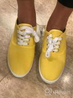 img 1 attached to Women'S Canvas Lace-Up Sneakers - 18 Colors Available In Size 18 review by Miles Barney