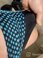 img 1 attached to Yanekop Women'S Halter Neck Polka Dot Print Bikini Set - Twist Front 2 Piece Swimsuit review by Chris Weber