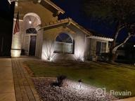 img 1 attached to Illuminate Your Outdoor Space With 12-Pack Of LEONLITE Low Voltage Landscape Lights - Waterproof And Energy-Efficient 3000K Warm White LED Lights! review by Robert Larris