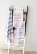 img 1 attached to Stylish And Functional Hallops 5Ft Wooden Blanket Ladder - Perfect For Rustic Farmhouse Decor! review by Shane Wallace