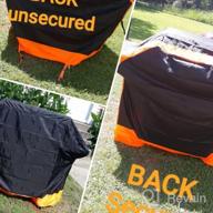 img 1 attached to Protect Your Grill From The Elements With Gulrear Waterproof BBQ Cover - 58 Inch With Adjustable Straps And Waterproof Zipper review by Obhed Mac