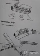 img 1 attached to ONETWOFIT Adjustable Weight Bench: Full Body Workout, Foldable Incline/Decline Benches OT112 review by Nate Mims