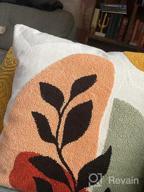 картинка 1 прикреплена к отзыву Мягкие стеганые красочные наволочки 18X18 - Merrycolor Boho Abstract Matisse Декоративные подушки для современного эстетического декора в стиле бохо от Doug Bundy