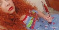 картинка 1 прикреплена к отзыву Angelaicos Women'S Fluffy Wavy Halloween Merida Wig - Perfect For Party Costumes! от Ryan Rodriguez