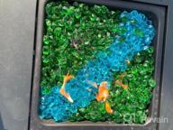 img 1 attached to 10 Lbs High Luster Emerald Green Mr. Fireglass 1/2-Inch Polygon Fire Glass For Fireplace, Pit & Lanscaping review by David Cronin