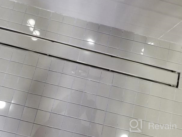 img 1 attached to Upgrade Your Shower With Neodrain'S 32-Inch Linear Drain: Tile Insert Grate, Stainless Steel Design, And Hair Strainer review by Dan Dickey