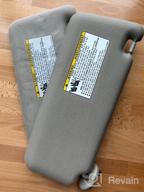 img 1 attached to 2 Pack Grey Left & Right Side Sun Visor Replacement For 2007-2011 Toyota Camry/Camry Hybrid Without Sunroof And Light - SAILEAD review by Mike Stevenson
