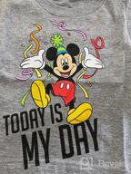 картинка 1 прикреплена к отзыву Футболка Mickey Mouse Today Is My Day Birthday Graphic Tee для мальчиков от Disney - идеальный вариант для празднования. от Israel Thurow