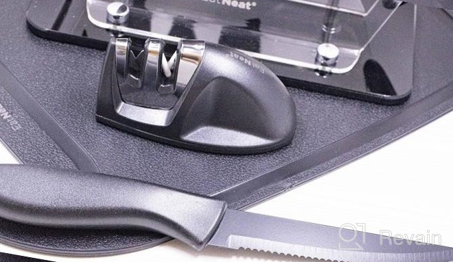 img 1 attached to Upgrade Your Kitchen With EatNeat'S Deluxe 18 Piece All Black Knife Set And Cutting Board review by Matt Charlton