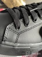 img 1 attached to Black Low Top School Shoes by Kickers review by Jeremy Watkins