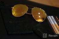 img 1 attached to 🕶️ SUNGAIT Women's Lightweight Oversized Aviator Sunglasses - Mirrored Polarized Lens for Enhanced SEO review by Marcus Hardin