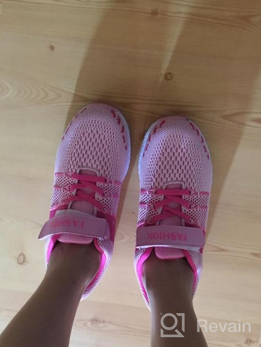 img 1 attached to 👟 Powtech Breathable Slip On Lightweight Kids Tennis Shoes - Ideal for Girls and Boys, Size 12 Toddler to 5 Big Kid review by Wendy Washington