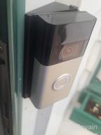 img 1 attached to Optimize Viewing With CAVN Black Angle Mount For Ring Video Doorbell 1 2 3 4 - Adjustable 30 To 55 Degree Angle review by Joshua Days