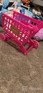 img 1 attached to Pink DeAO Kids Shopping Cart Toy With Over 70Pcs Play Food - Fun And Educational Role Play Set review by Robert Hines