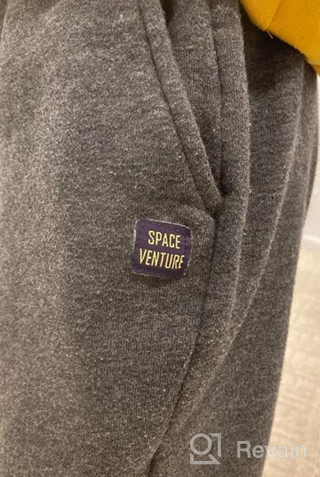 img 1 attached to 👖 SPACE VENTURE: Boys' Brushed Sweatpants - Ideal Athletic Clothing for Active Youth review by Andy Metzger