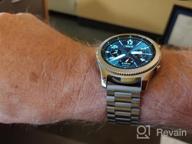 картинка 1 прикреплена к отзыву 20Mm Stainless Steel Metal Watch Band For Samsung Gear S2/Galaxy Watch (42Mm)/Gear Sport/Garmin Vivoactive 3/Vivomove HR - NotoCity Black от Jared Gopalan