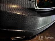 img 1 attached to Transform Your Ride With DIYAH 4D Black Carbon Fiber Vinyl Wrap - Air Release, Anti-Wrinkle, 120" X 60 review by Tim Toscano