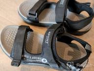 img 1 attached to Adjustable Strap Sport Sandals for Boys - 👦 Perfect for Outdoor Hiking and Water Activities, by Shadowfax review by Derrick Bellando