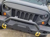 img 1 attached to Front LED Turn Signal Light Compatible With 2007-2017 Jeep Wrangler JK | LITEWAY Fender Side Marker Parking Lights review by Justin Abrams