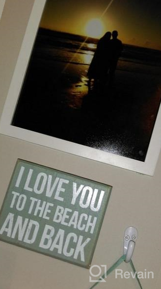 img 1 attached to Primitives By Kathy Box Sign: 'I Love You To The Beach And Back' (27360) review by Sarah Brown