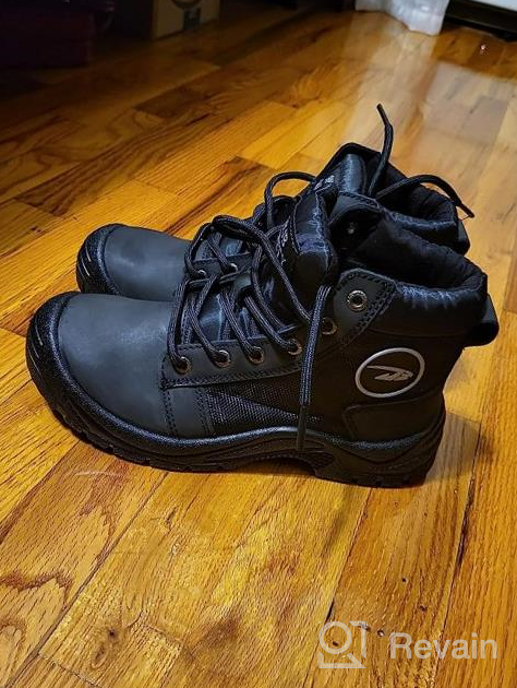 img 1 attached to Steel Toe Work Safety Boots, Puncture-Resistant Industrial Construction Sneaker - ORISTACO review by Kendrick Dooley