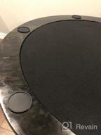 img 1 attached to Silicone Drink Coaster Set Of 8 - Protects Furniture From Spills, Scratches, And Damage - Fits All Drinking Glasses - Alotpower Soft Coasters In Black review by James Ohlrogge