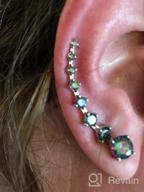 img 1 attached to 7-Star Sterling Silver Ear Jewelry With CZ- Perfect Gift For Women'S Birthday review by Ryan Cross