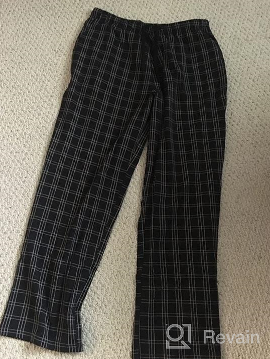 img 1 attached to Comfortable Cotton Pajama Bottoms for Men | DAVID ARCHY Sleep & Lounge Collection review by Shima Hennigan