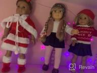 img 1 attached to 18” Doll Clothes Wardrobe Makeover Outfit Bundle - Oct17 American Girl Christmas Santa Casual Dress & Boots review by Mary Yergeau