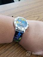 img 1 attached to BAT5041 Batman Watch for 🦇 Kids with Durable Black Rubber Band review by Ameen Bethea