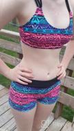 img 1 attached to Trendy Tribal Tankini Set With Boyshorts For Women By Sidefeel review by Tyler Suarez