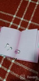 img 5 attached to Pink Paris Journal For Tween Girl: SMITCO Locking Diary With Rhinestone Heart Lock - Cute Diaries With Lock For Girls And Kids Ages 8-12 - Perfect Journaling Gift For Girls