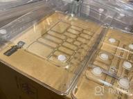 img 1 attached to 25-Piece Clear Plastic Drawer Organizers: Non-Slip Trays For Makeup, Jewelry, Office & More! review by Kari Barley