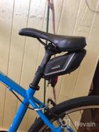 img 1 attached to Waterproof Bike Saddle Bag - Perfect For Road And Other Bicycle Types | Ibera review by Mark Loredo