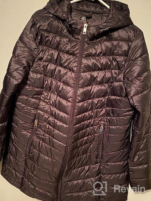 img 1 attached to Stay Warm And Stylish With Rokka&Rolla Women'S Packable Puffer Jacket - Water-Resistant And Hooded For Winter review by Victoria Snyder