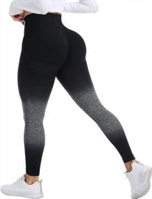 img 4 attached to ATTRACO Women'S Seamless Scrunch-Butt Leggings For High-Performance Workouts & Yoga