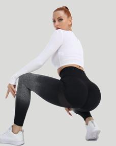 img 3 attached to ATTRACO Women'S Seamless Scrunch-Butt Leggings For High-Performance Workouts & Yoga